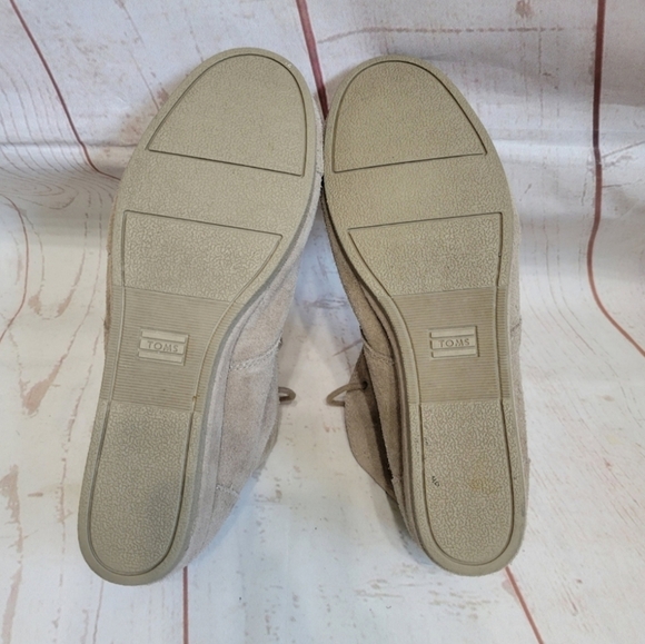 TOMS Wedge bootie Women's Size 5 1/2 brown - Picture 8 of 10